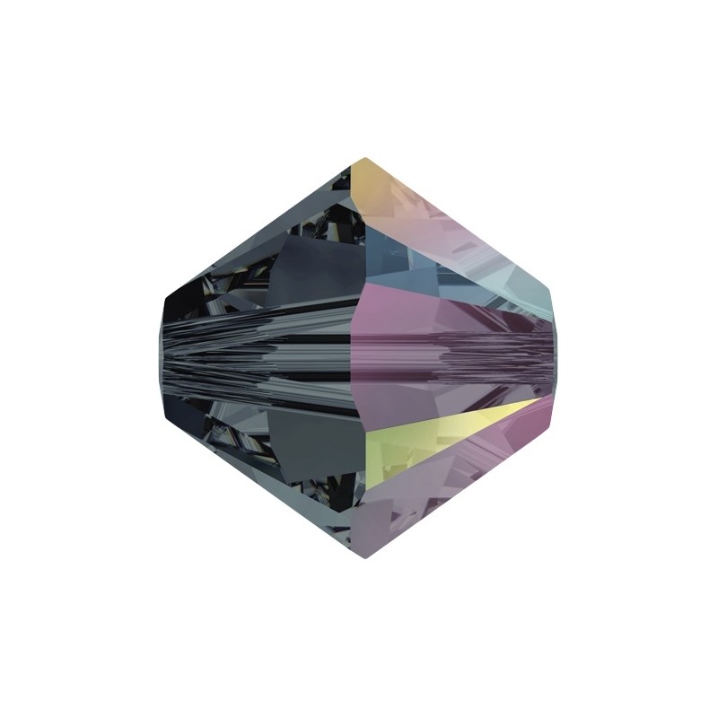 Swarovski 5328 4mm Graphite AB