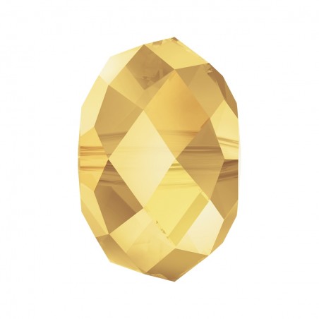Swarovski 5040 Briolette Bead 6mm Crystal Metallic Sunshine 1ks
