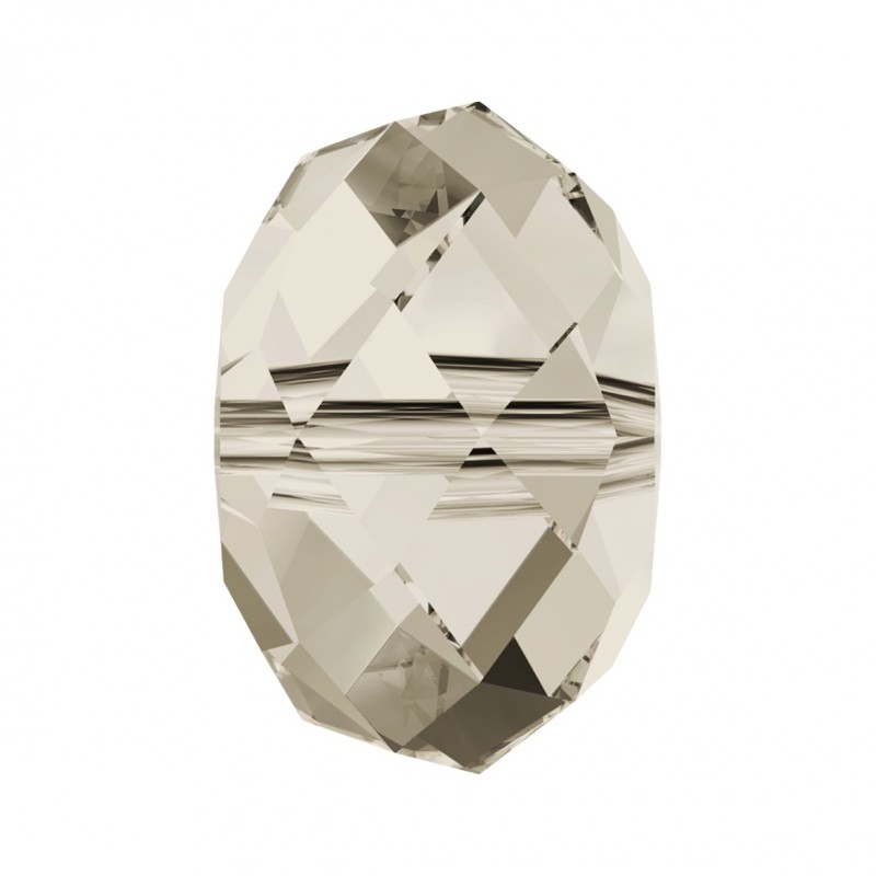Swarovski 5040 Briolette Bead 8mm Crystal Silver Shade 1ks