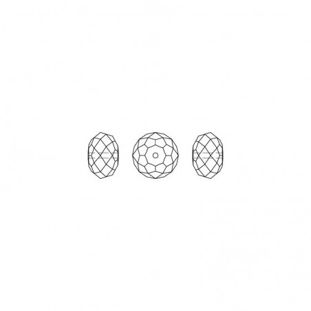 Swarovski 5040 Briolette Bead 8mm Erinite 1ks