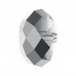 Swarovski 5040 Briolette Bead 8mm Crystal Light Chrome 1ks