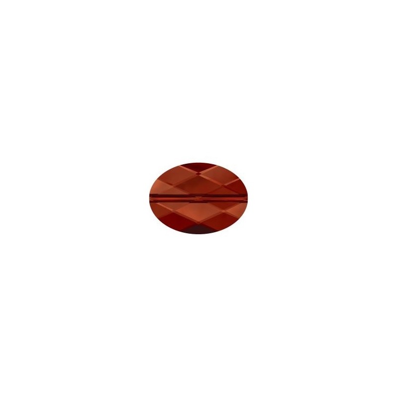 Swarovski 5050 Oval Bead 14x10mm Crystal Red Magma 1ks Swarovski 5050 Oval Bead 14x10mm Crystal Red Magma 1ks