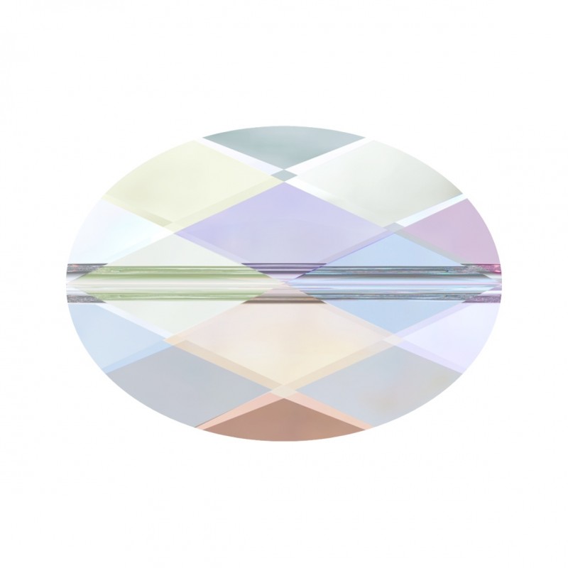 Swarovski 5050 Oval Bead 14x10mm Crystal AB 1ks