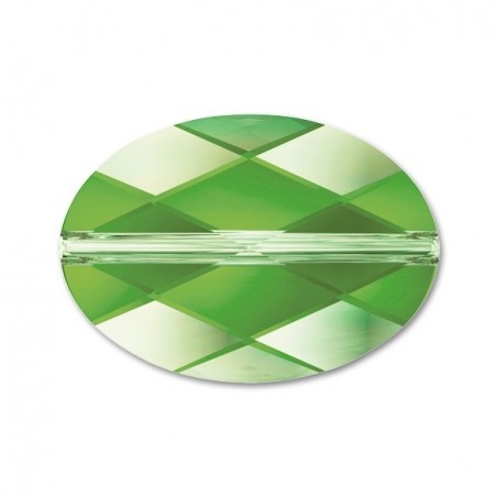 Swarovski 5050 Oval Bead 14x10mm Peridot 1ks