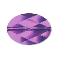 Swarovski 5050 Oval Bead 22x16mm Amethyst 1ks