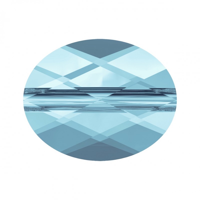 Swarovski 5051 Mini Oval Bead 8x6mm Aquamarine 1ks