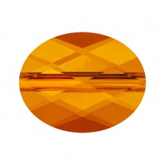 Swarovski 5051 Mini Oval Bead 8x6mm Tangerine 1ks