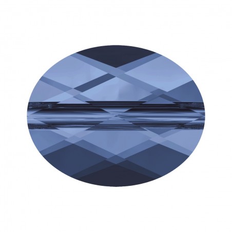 Swarovski 5051 Mini Oval Bead 8x6mm Montana 1ks