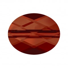 Swarovski 5051 Mini Oval Bead 10x8mm Crystal Red Magma 1ks