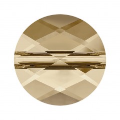 Swarovski 5052 Mini Round Bead 6mm Crystal Golden Shadow 1ks