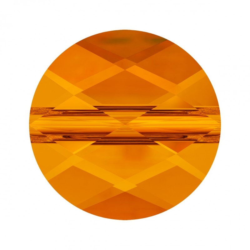 Swarovski 5052 Mini Round Bead 8mm Tangerine 1ks