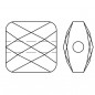 Swarovski 5053 Mini Square Bead 6mm Crystal 1ks