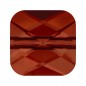 Swarovski 5053 Mini Square Bead 6mm Crystal Red Magma 1ks