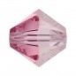 Swarovski 5328 4mm Light Rose Satin