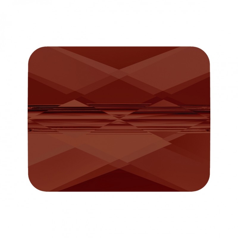 Swarovski 5055 Mini Rectangle Bead 8x6mm Crystal Red Magma 1ks Swarovski 5055 Mini Rectangle Bead 8x6mm Crystal Red Magma 1ks