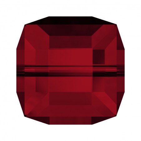 Swarovski 5601 Cube Bead 4mm Siam 8ks