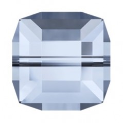 Swarovski 5601 Cube Bead 4mm Crystal Blue Shade 8ks