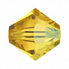 Swarovski 5328 4mm Light Topaz AB