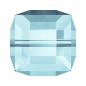 Swarovski 5601 Cube Bead 6mm Aquamarine 1ks