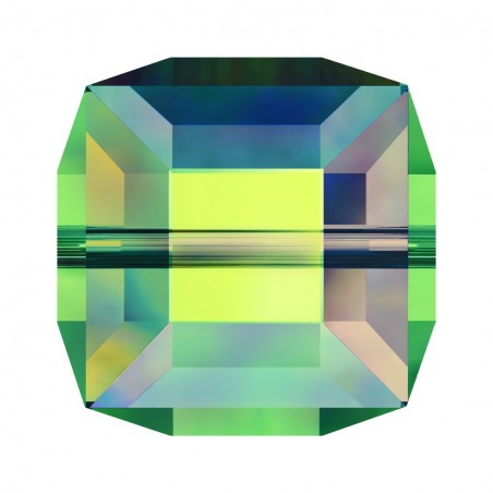 Swarovski 5601 Cube Bead 6mm Crystal Vitrail Medium 1ks