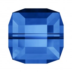 Swarovski 5601 Cube Bead 8mm Sapphire 1ks