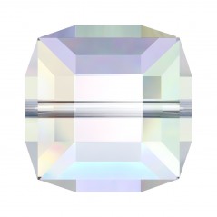 Swarovski 5601 Cube Bead 12mm Crystal AB 1ks