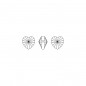 Swarovski 5742 Heart Bead 10mm Crysta 1ks