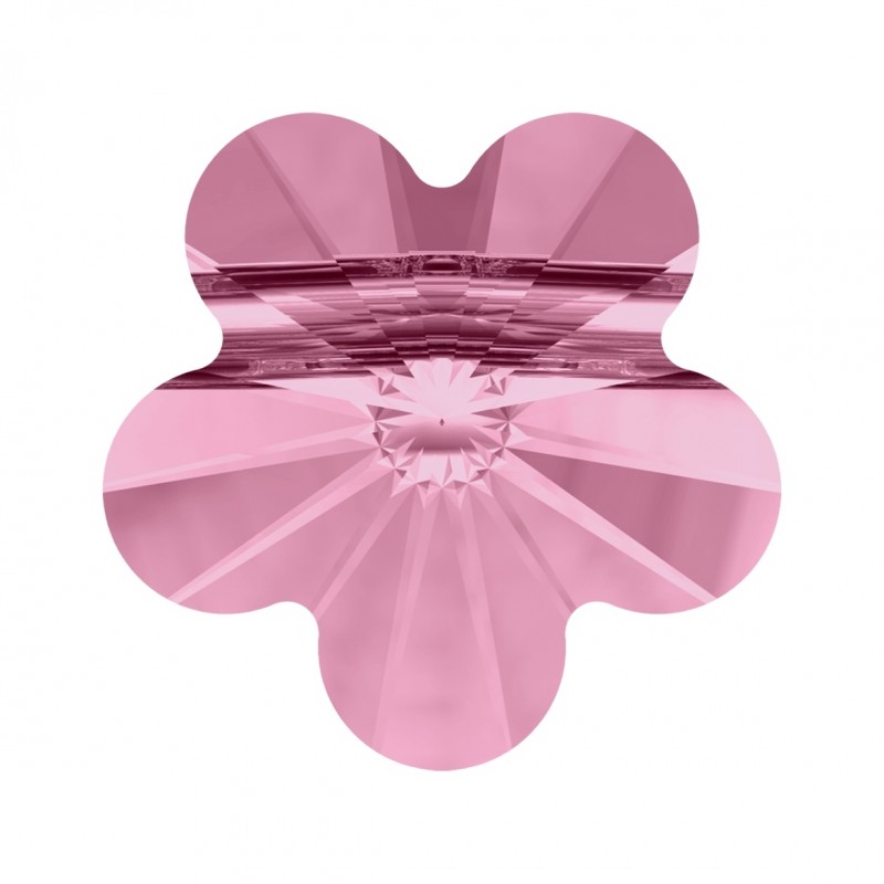 Swarovski 5744 Flower Bead 8mm Light Rose 1ks Swarovski 5744 Flower Bead 8mm Light Rose 1ks