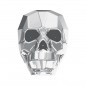 Swarovski 5750 Skull Bead 13mm Crystal Light Chrome 2X 1ks