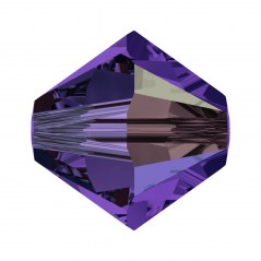 Swarovski 5328 4mm Purple Velvet AB