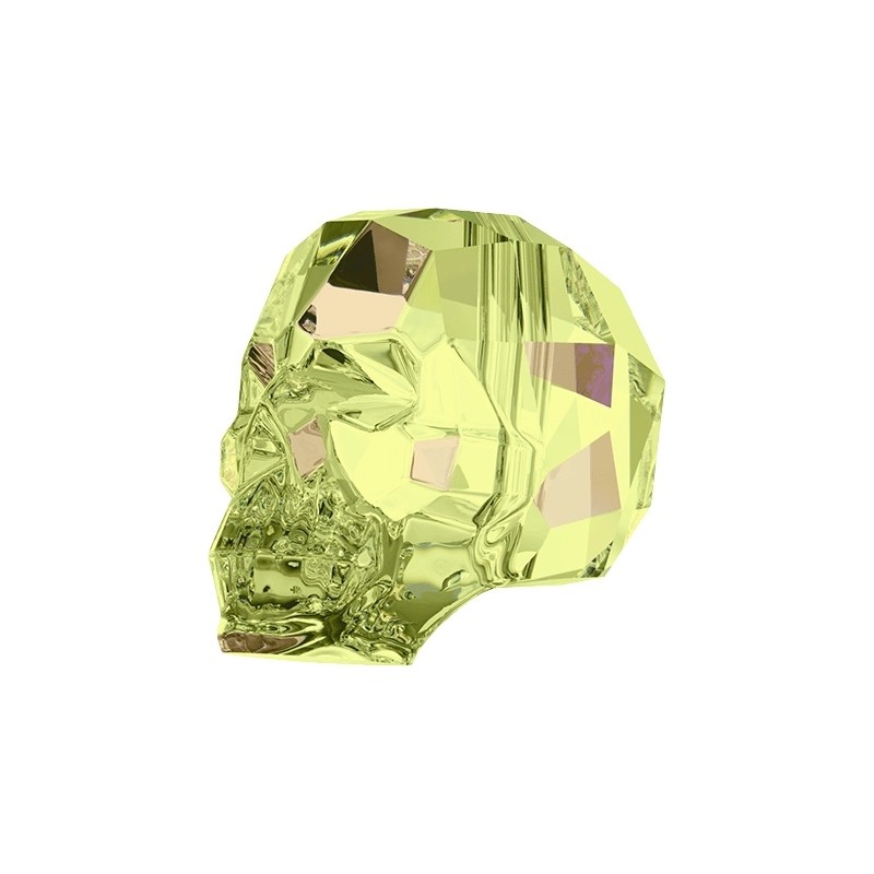 Swarovski 5750 Skull Bead 13mm Crystal Luminous Green 1ks Swarovski 5750 Skull Bead 13mm Crystal Luminous Green 1ks