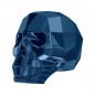 Swarovski 5750 Skull Bead 13mm Crystal Metallic Blue 1ks