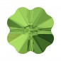 Swarovski 5752 Clover Bead 8mm Dark Moss Green AB 1ks