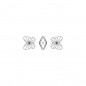 Swarovski 5754 Butterfly Bead 6mm Fuchsia 1ks