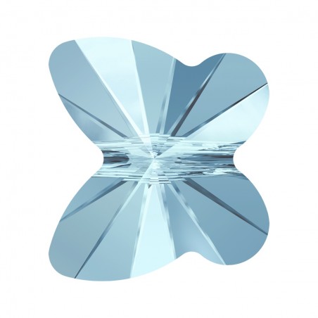 Swarovski 5754 Butterfly Bead 8mm Aquamarine 1ks