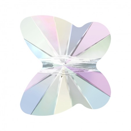 Swarovski 5754 Butterfly Bead 8mm Crystal AB 1ks
