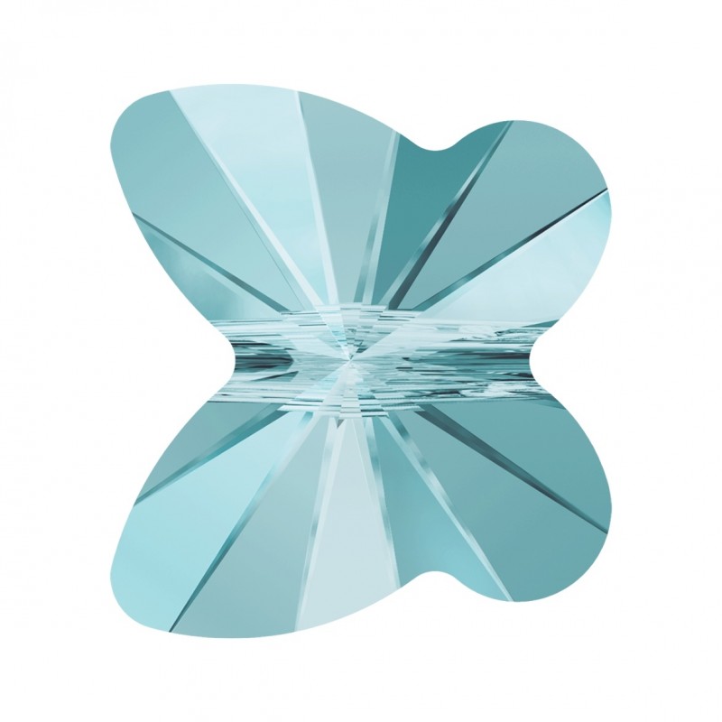 Swarovski 5754 Butterfly Bead 8mm Light Turquoise 1ks