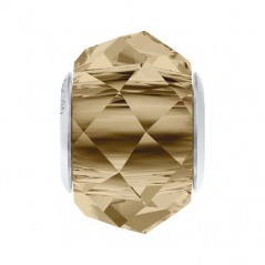 Swarovski 5948 BeCharmed Briolette Bead 14mm Crystal Golden Shadow 1ks