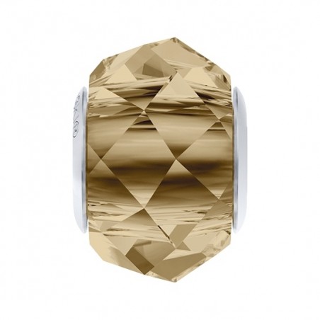 Swarovski 5948 BeCharmed Briolette Bead 14mm Crystal Golden Shadow 1ks