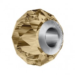 Swarovski 5948 BeCharmed Briolette Bead 14mm Crystal Golden Shadow 1ks