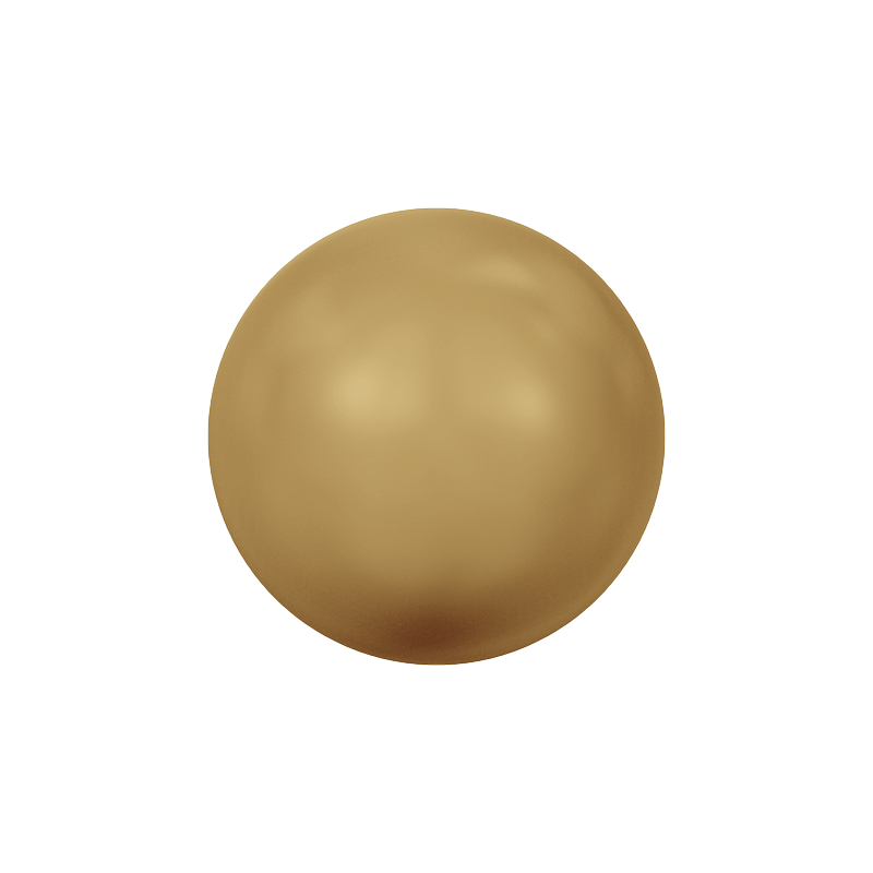 Swarovski 5810 Round Pearl 3mm Bright Gold Pearl 20ks