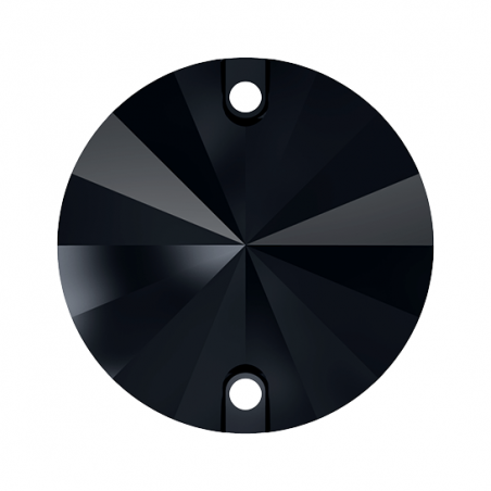 Swarovski 3200 Rivoli Sew-on 10mm Jet 1ks