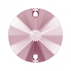 Swarovski 3200 Rivoli Sew-on 10mm Light Rose 1ks