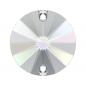 Swarovski 3200 Rivoli Sew-on 10mm Crystal AB 1ks
