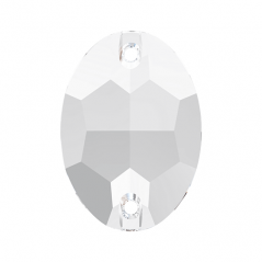 Swarovski 3210 Oval Sew-on 10x7mm Crystal 1ks