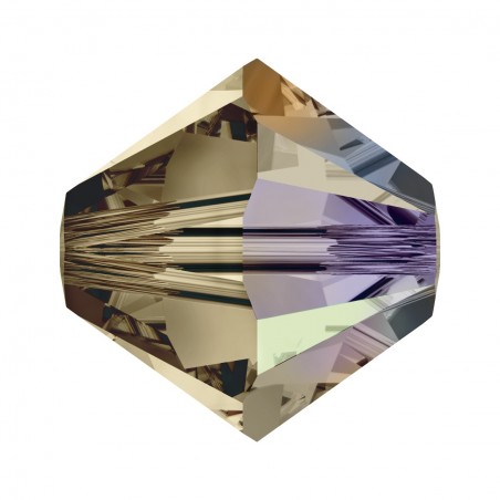 Swarovski 5328 4mm Smoky Quartz AB