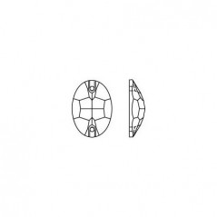 Swarovski 3210 Oval Sew-on 24x17mm Crystal 1ks