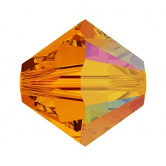 Swarovski 5328 4mm Tangerine AB Swarovski 5328 4mm Tangerine AB