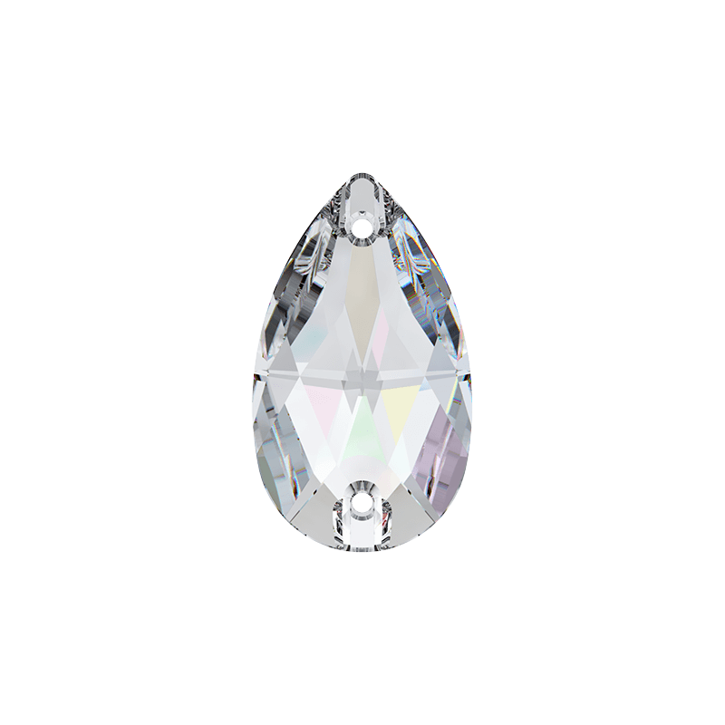 Swarovski 3230 Drop Sew-on 18x10.5mm Crystal AB 1ks Swarovski 3230 Drop Sew-on 18x10.5mm Crystal AB 1ks